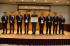 JA岡山中央会の青江伯夫会長（左から3人目）から表彰を受けた瀬尾部会長（中央）ら代表者（1日、岡山市で）